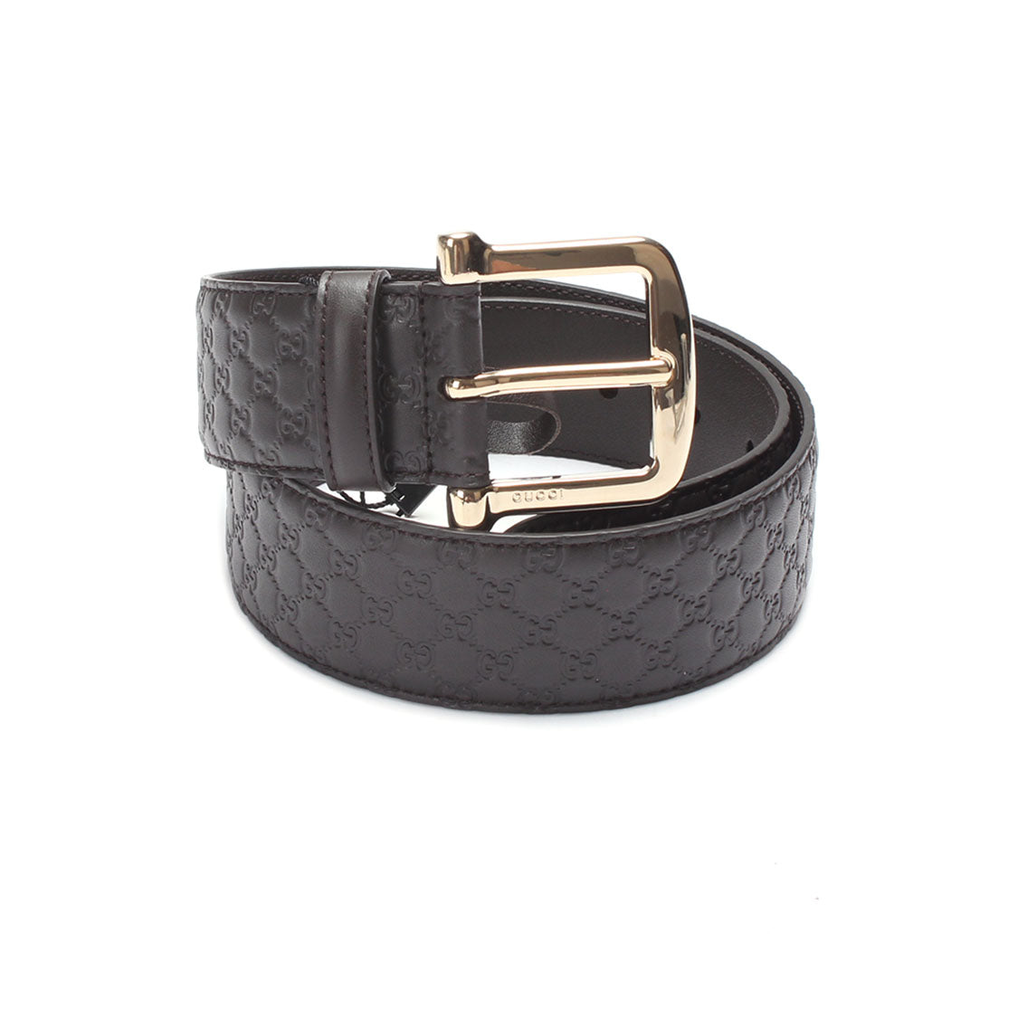 Microguccissima Leather Belt 281548