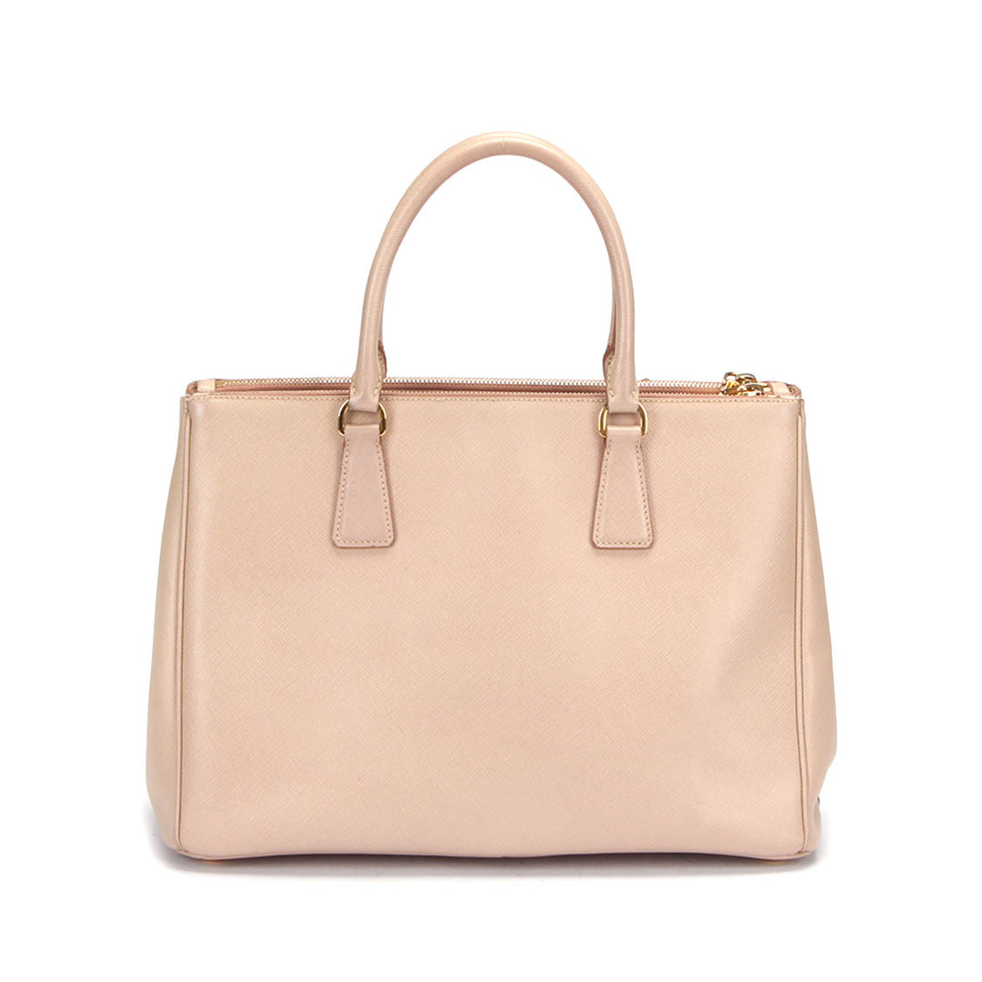 Saffiano Double Zip Galleria Tote Bag