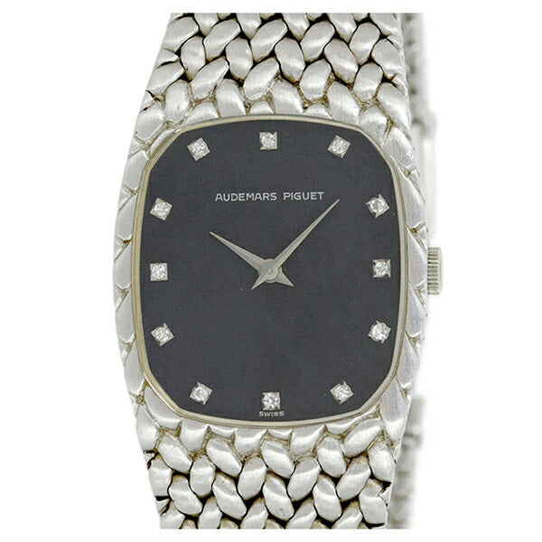 Audemars Piguet Cobra 26mm Men's K18WG White Gold Antique Watch with 12P Diamond
