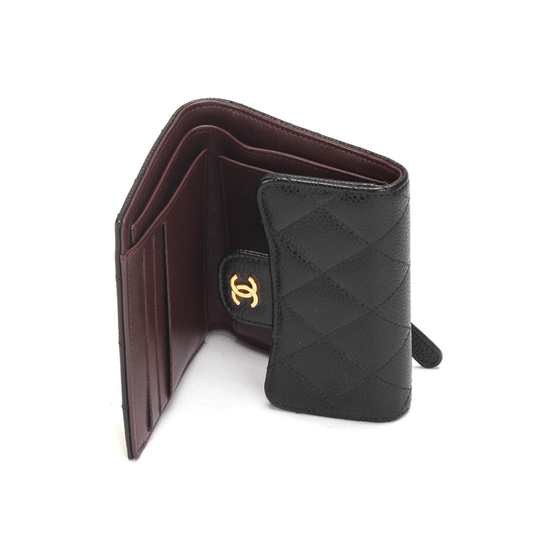 Caviar Compact Flap Wallet