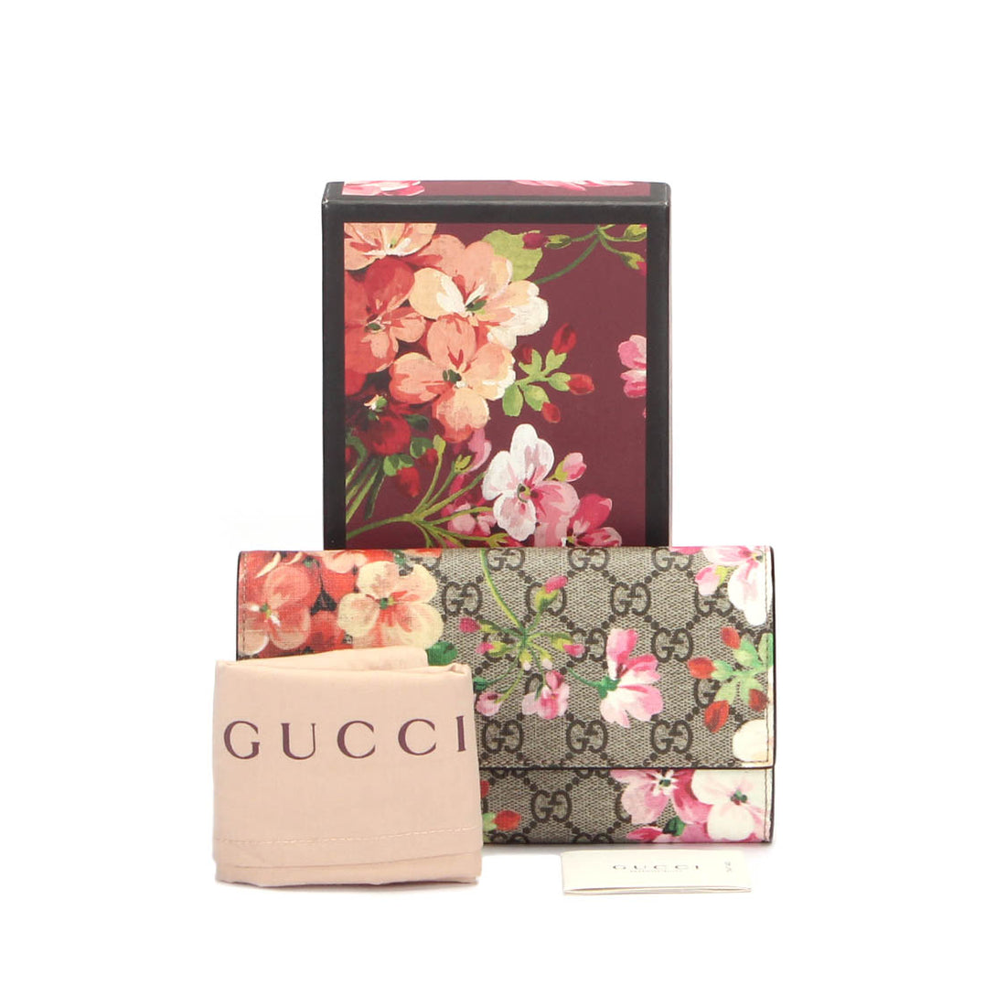 GG Supreme Blooms Continental Wallet 404070