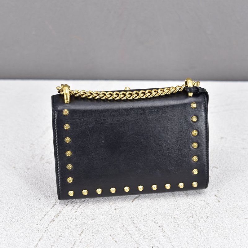 Studded Leather Small Padlock Crossbody Bag 432132