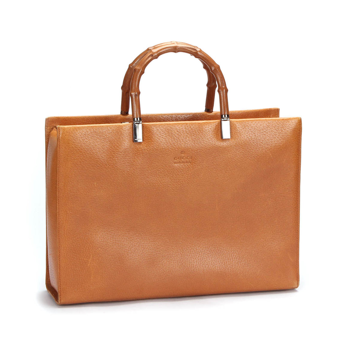 Bamboo Leather Handle bag 002.1034