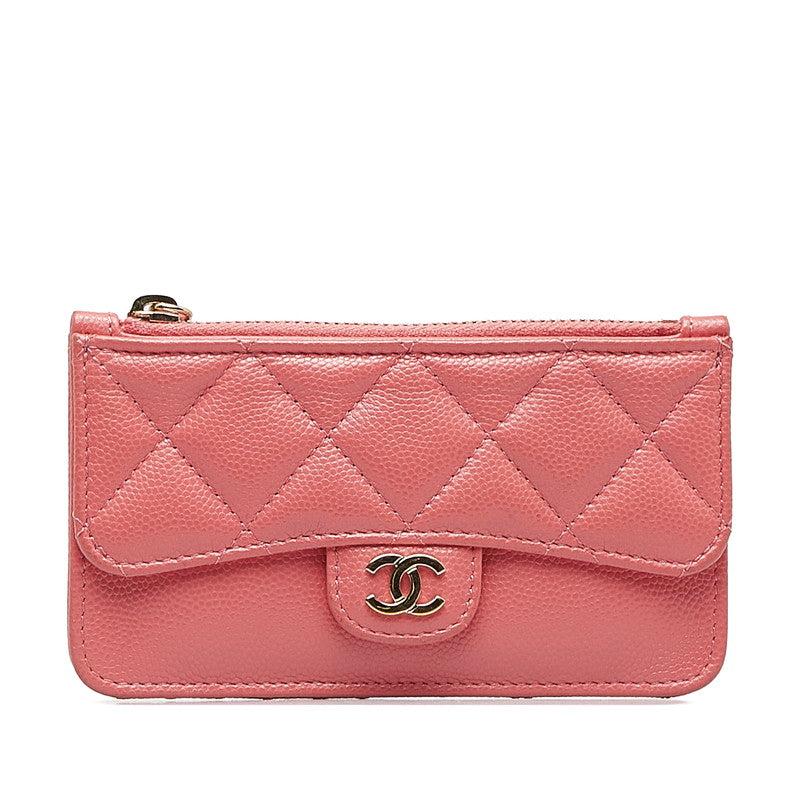 CC Quilted Caviar Zip Purse
