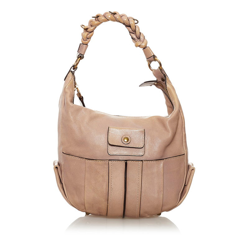 Heloise Leather Hobo Bag