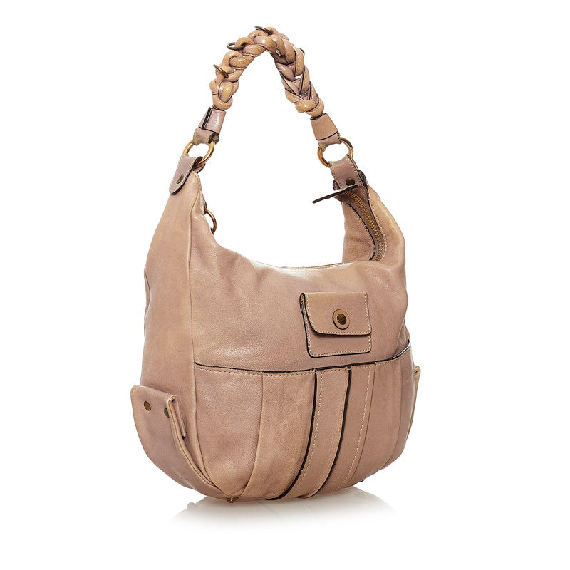 Heloise Leather Hobo Bag