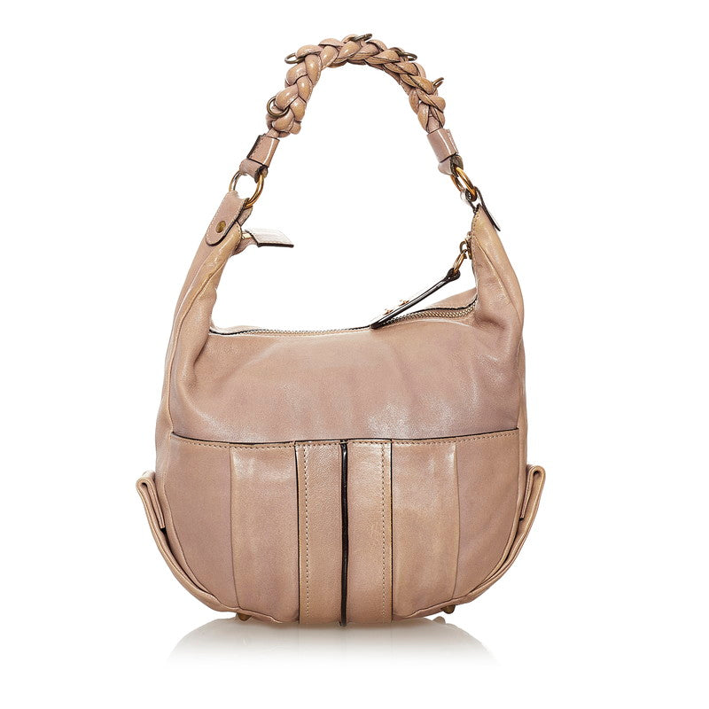 Heloise Leather Hobo Bag