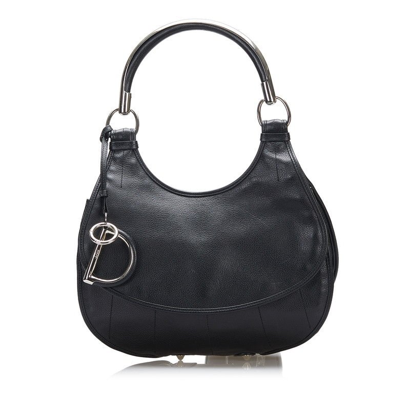 Leather Dior 61 Shoulder Bag