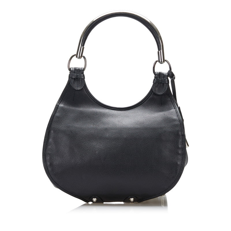 Leather Dior 61 Shoulder Bag