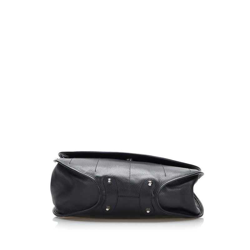 Leather Dior 61 Shoulder Bag