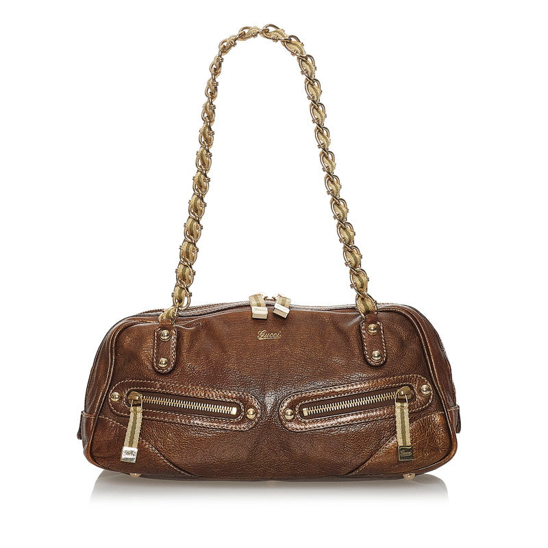 Capri Chain Zip Shoulder Bag 152462