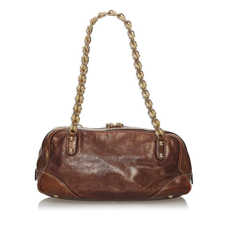 Capri Chain Zip Shoulder Bag 152462