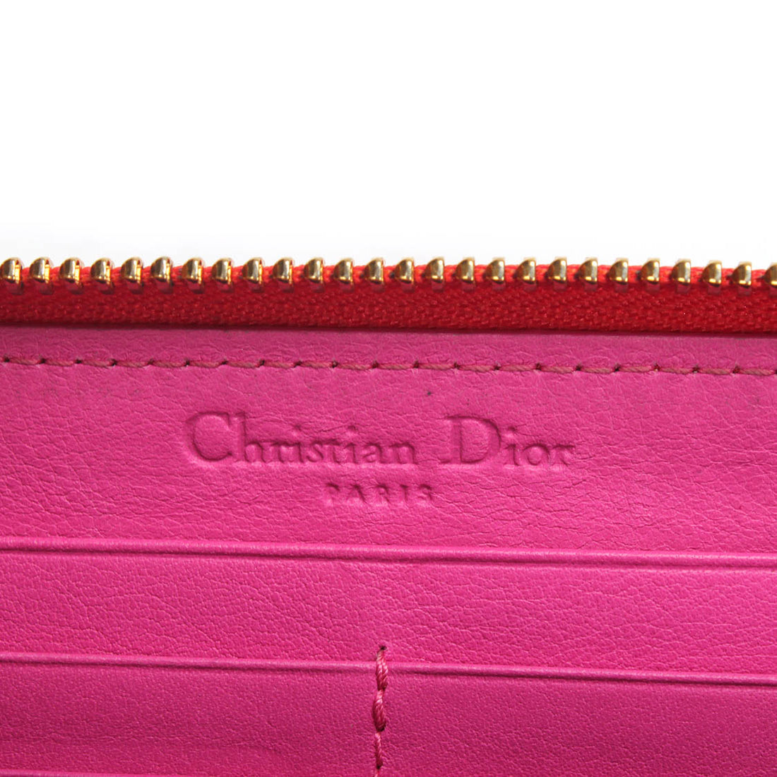 Dior Oblique Patent Leather Long Wallet