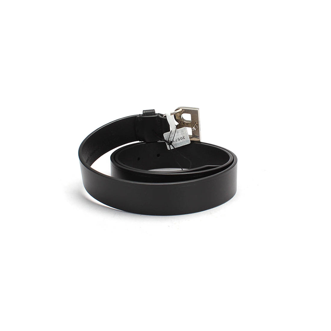 B Logo Leather Belt