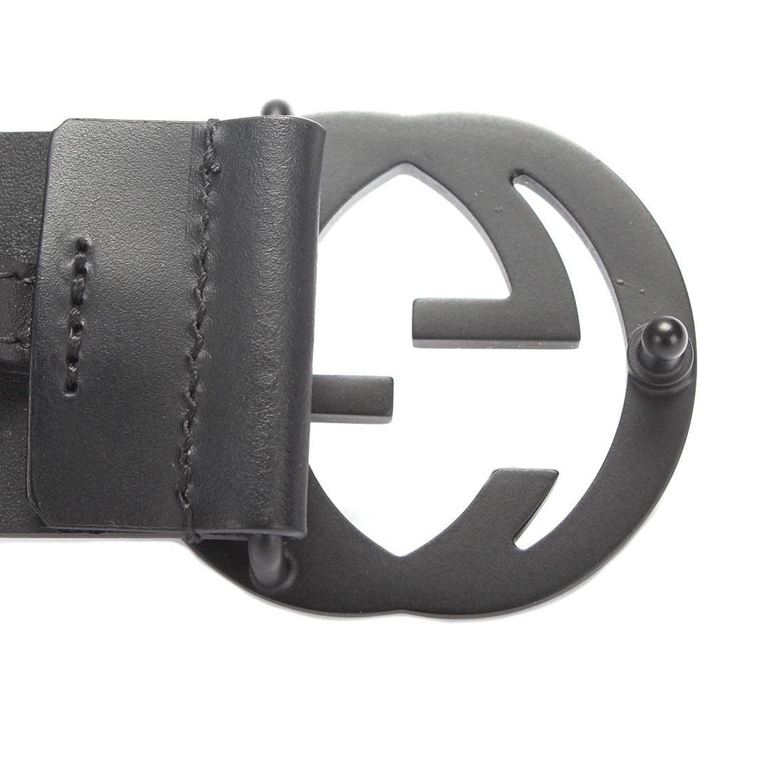 Interlocking G Leather Belt 368186