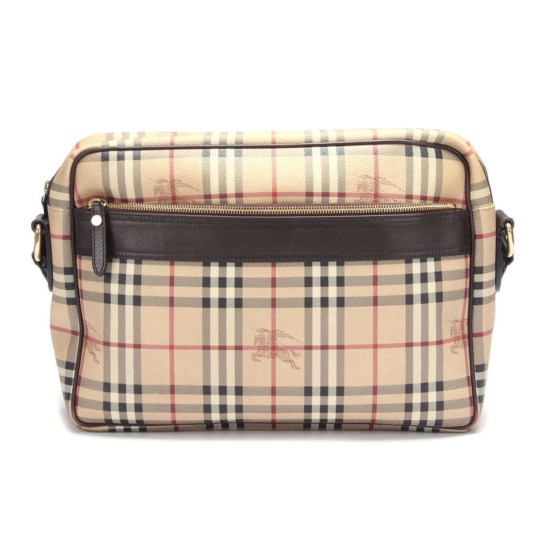 Haymarket Check Canvas Messenger Bag