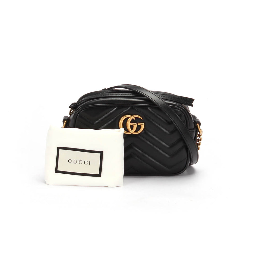 Mini GG Marmont Matelasse Crossbody Bag 448065