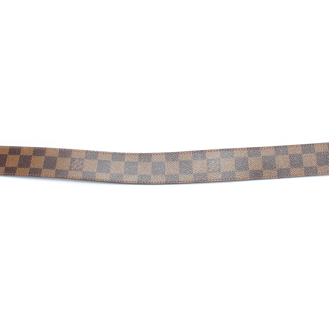 Initiales Damier Ebene Pattern Belt