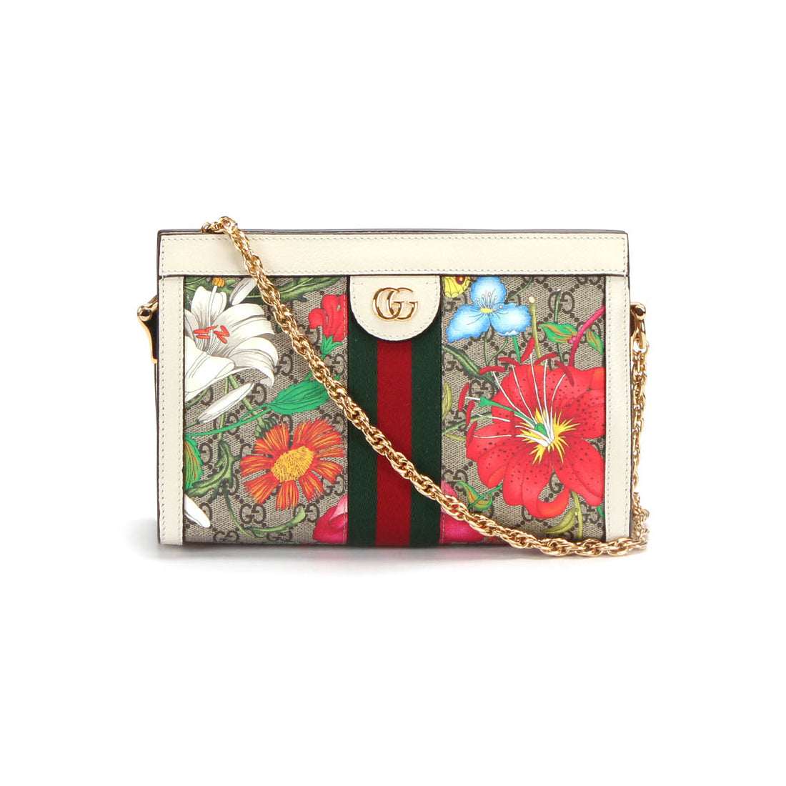 Small GG Flora Ophidia Shoulder Bag 503877