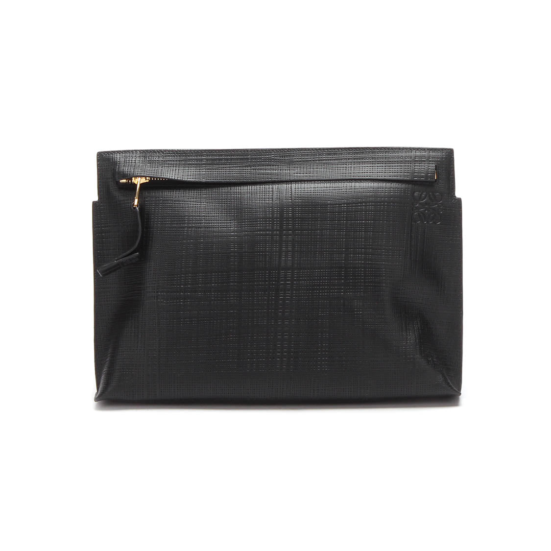 Textured Leather Clutch