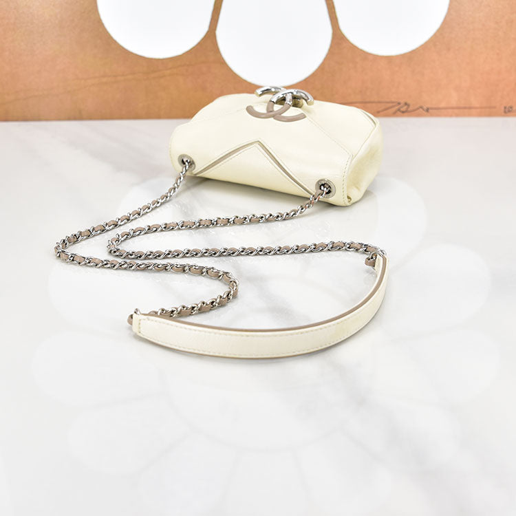 CC Leather Chain Bag