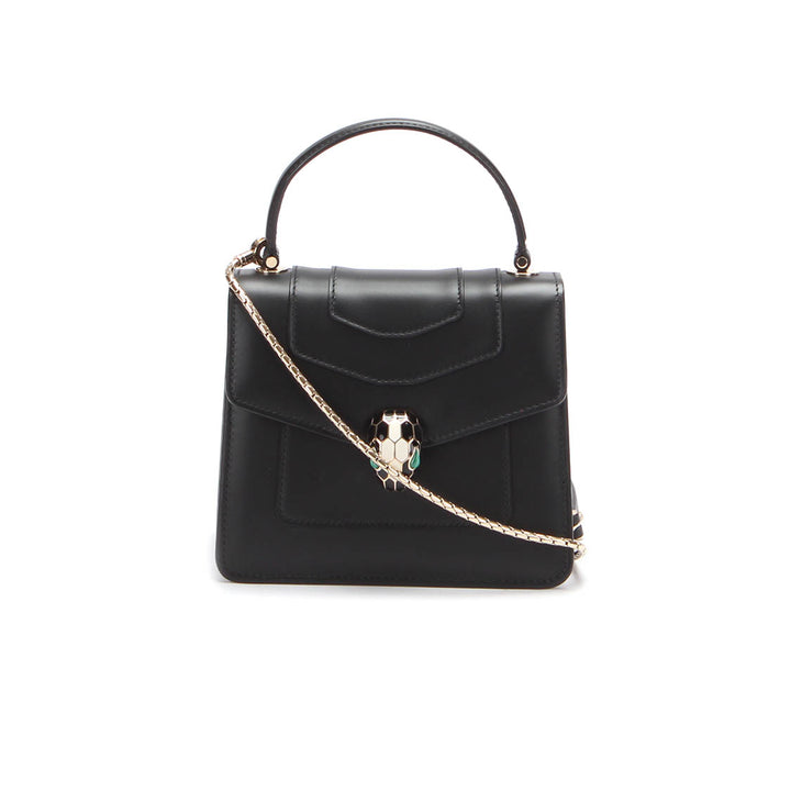 Serpenti Forever Leather Crossbody Bag