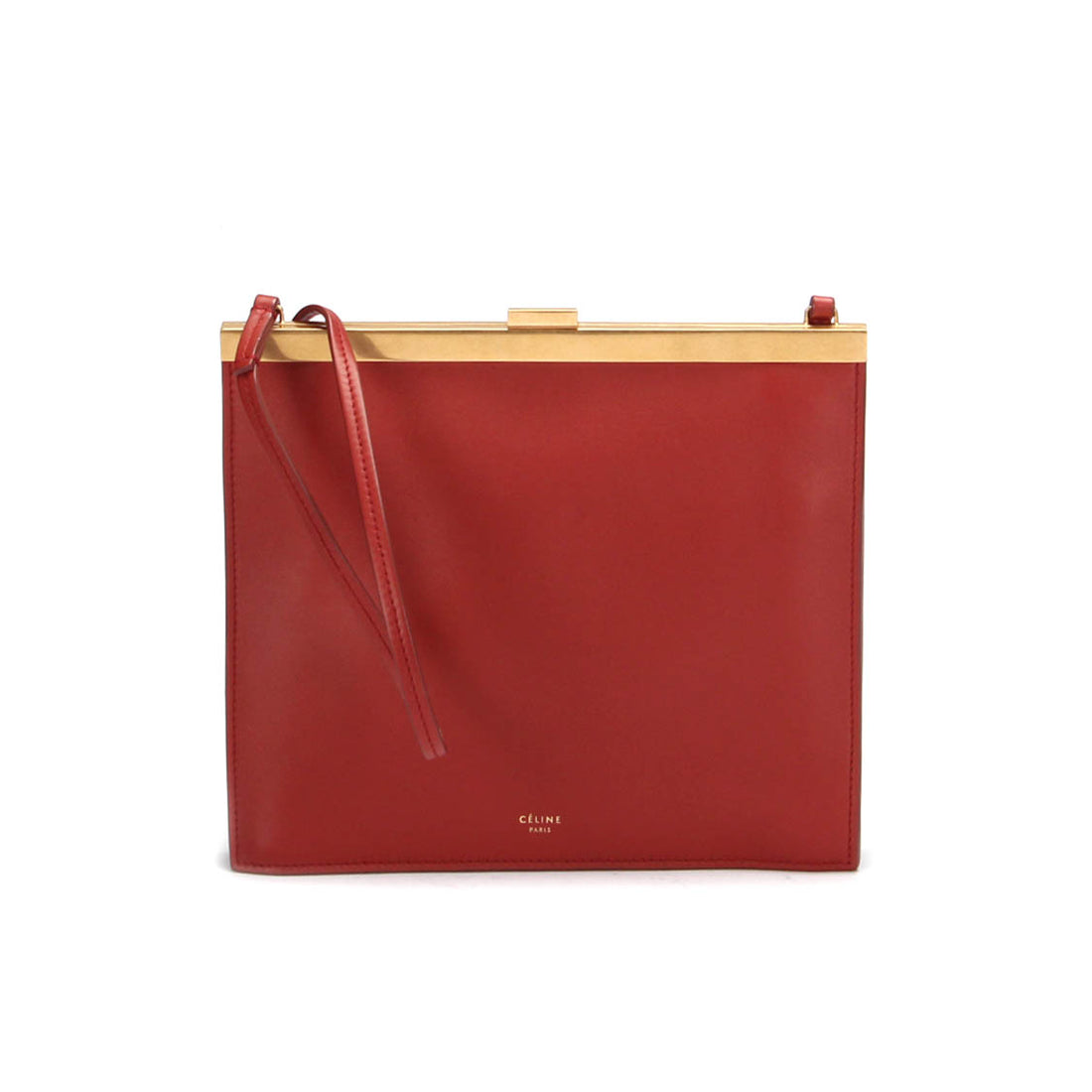 Mini Clasp Leather Crossbody Bag