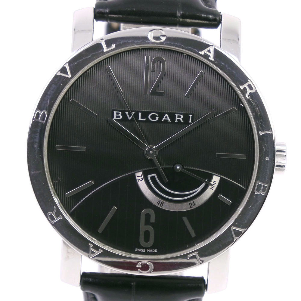 Other  Bvlgari Men's Watch BB41SL, Stainless Steel & Leather, Automatic, Power Reserve, Black Dial [Pre-owned, A-rank] Metal Other BB41SL in Good condition
