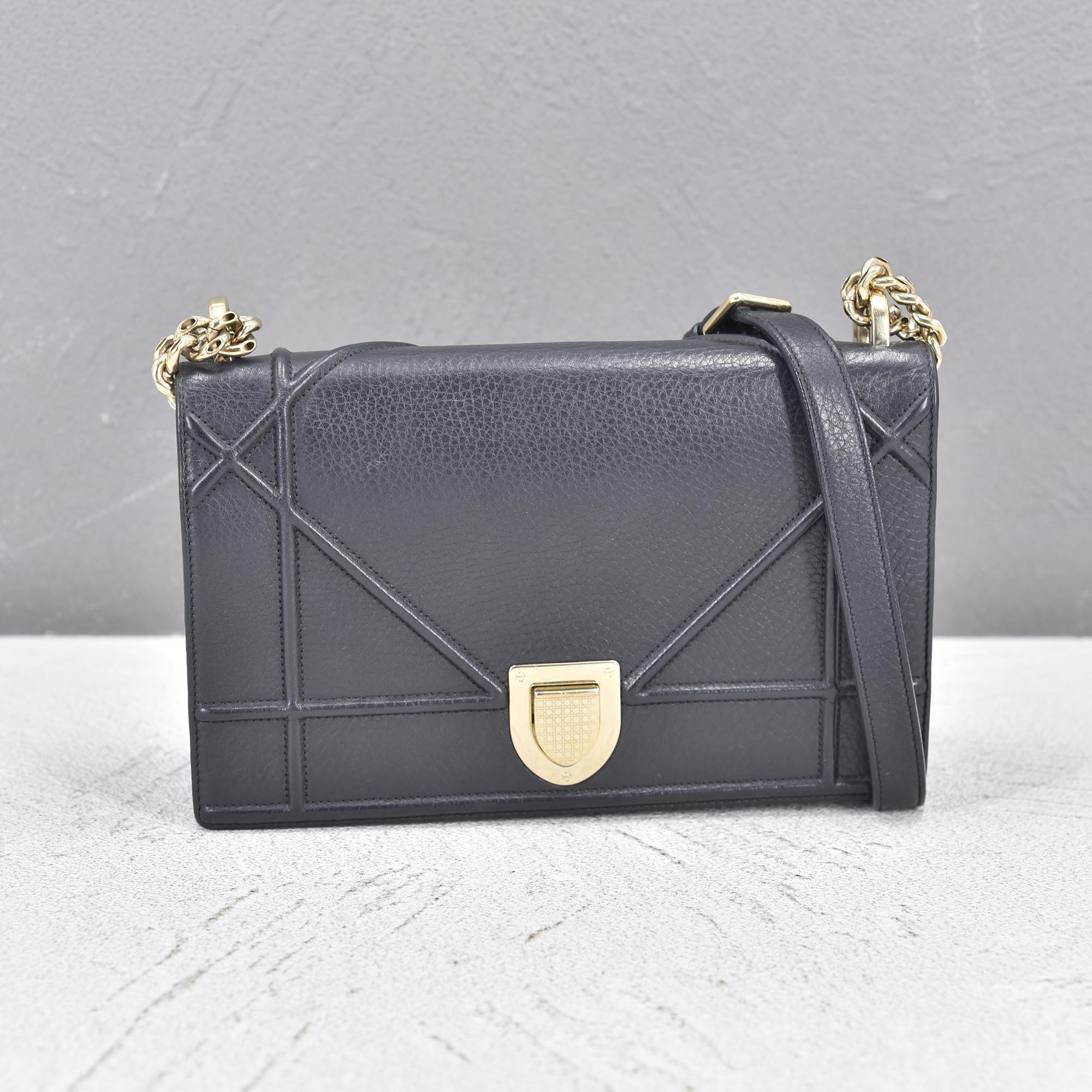 Medium Diorama Leather Bag