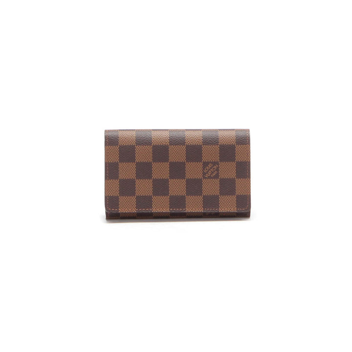 Damier Ebene Porte-Monnaie Billets Tresor Wallet