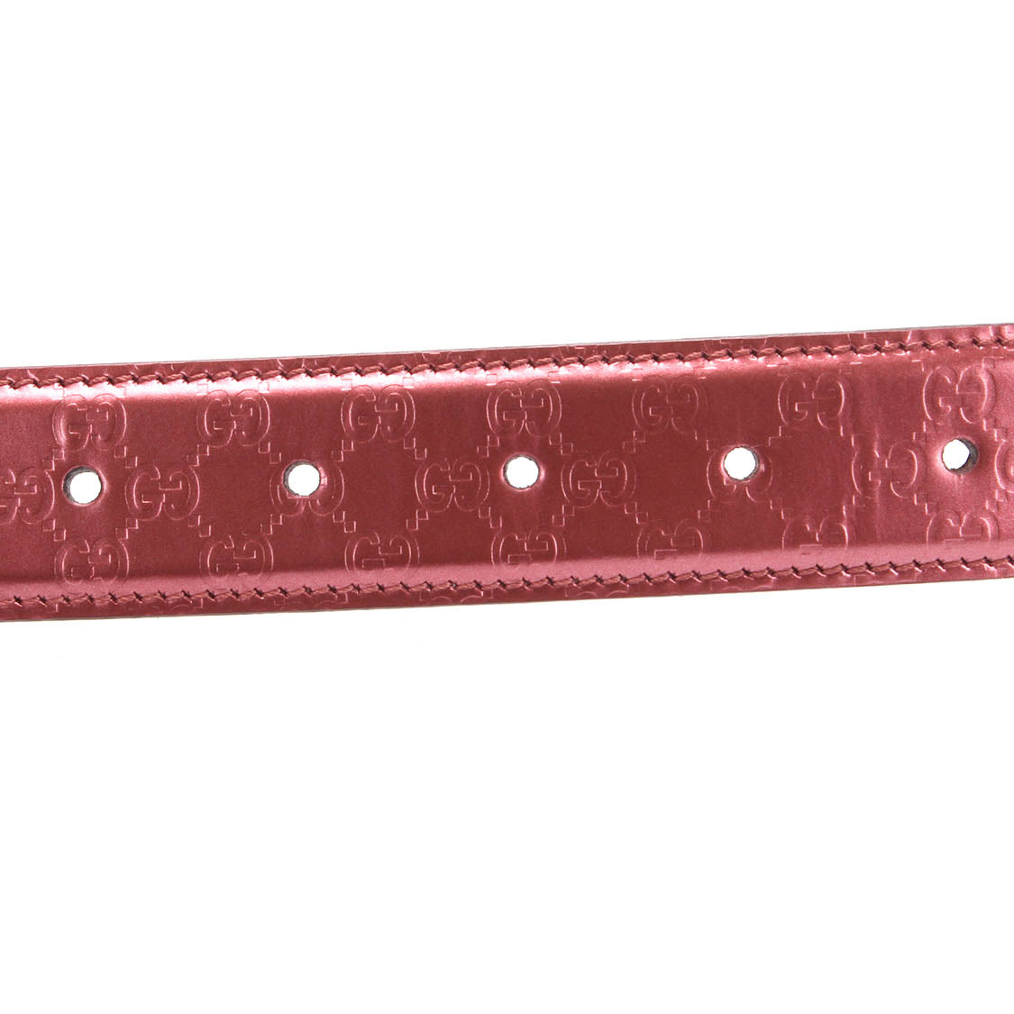 Interlocking G Leather Belt 114874