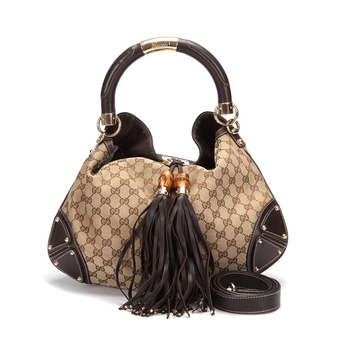 GG Canvas Indy Hobo Bag 135566