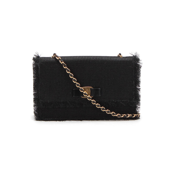 Vara Bow Tweed Crossbody Bag