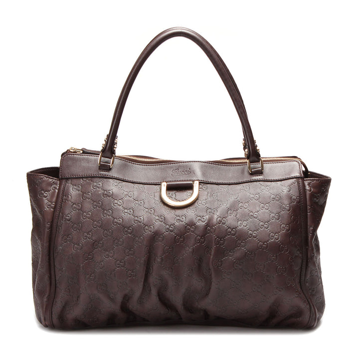 Guccissima Leather Abbey D-Ring Tote 190248