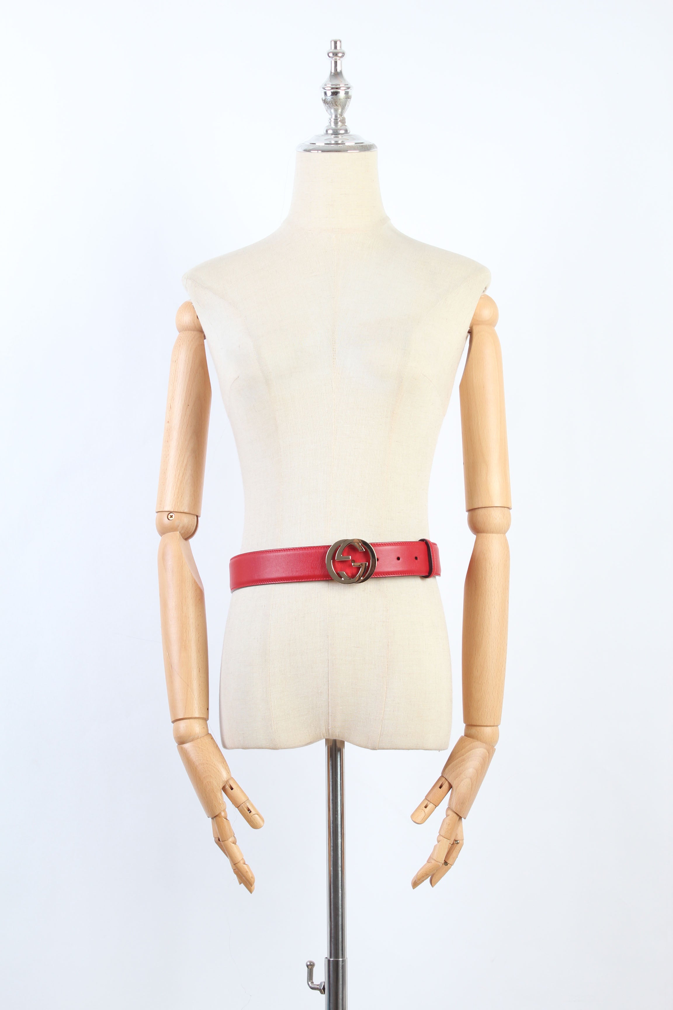 Interlocking G Leather Belt 546386