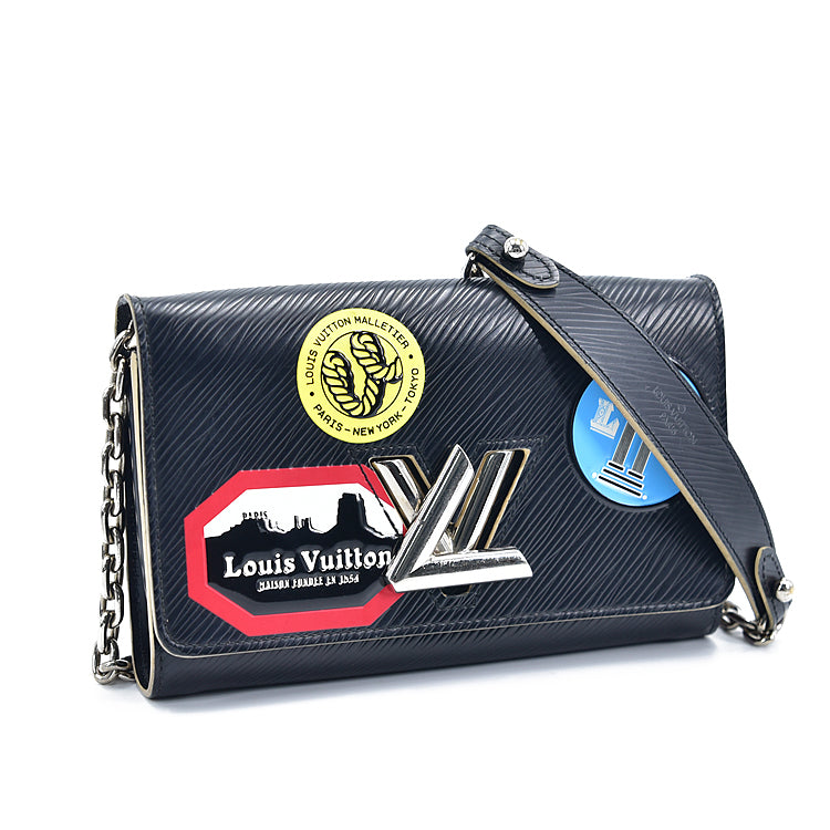 Epi Travel Stickers Twist Wallet on Chain