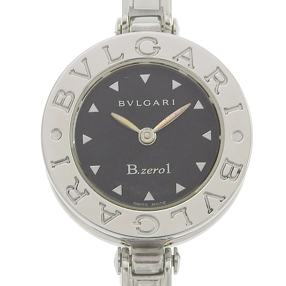 Bvlgari B-zero1 Ladies watch BZ22S, Silver, Stainless Steel, Made in Italy, Quartz, Analog Display, Black Dial  BZ22S