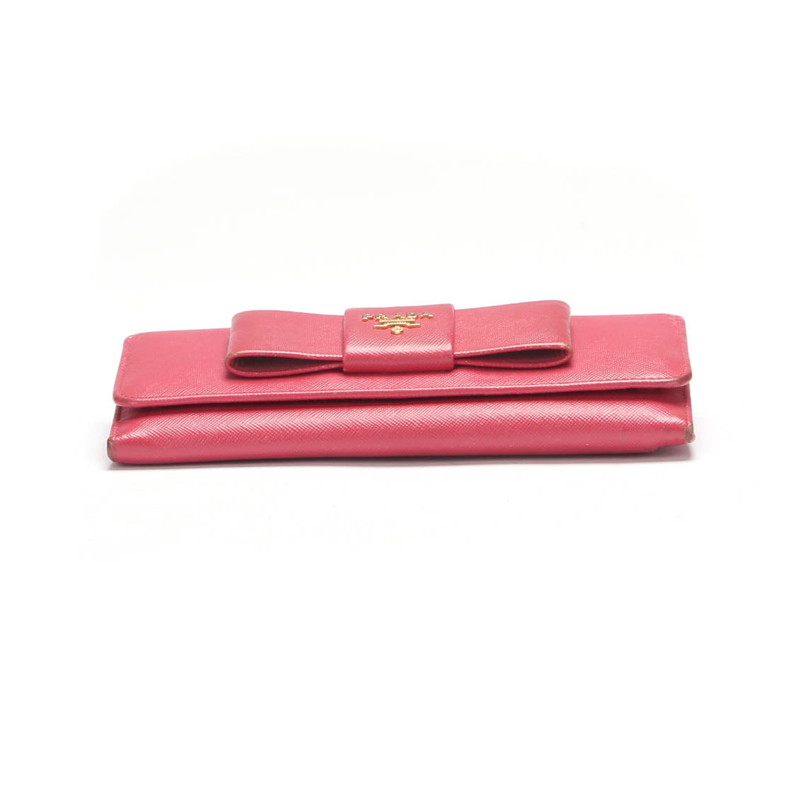 Saffiano Bow Continental Wallet