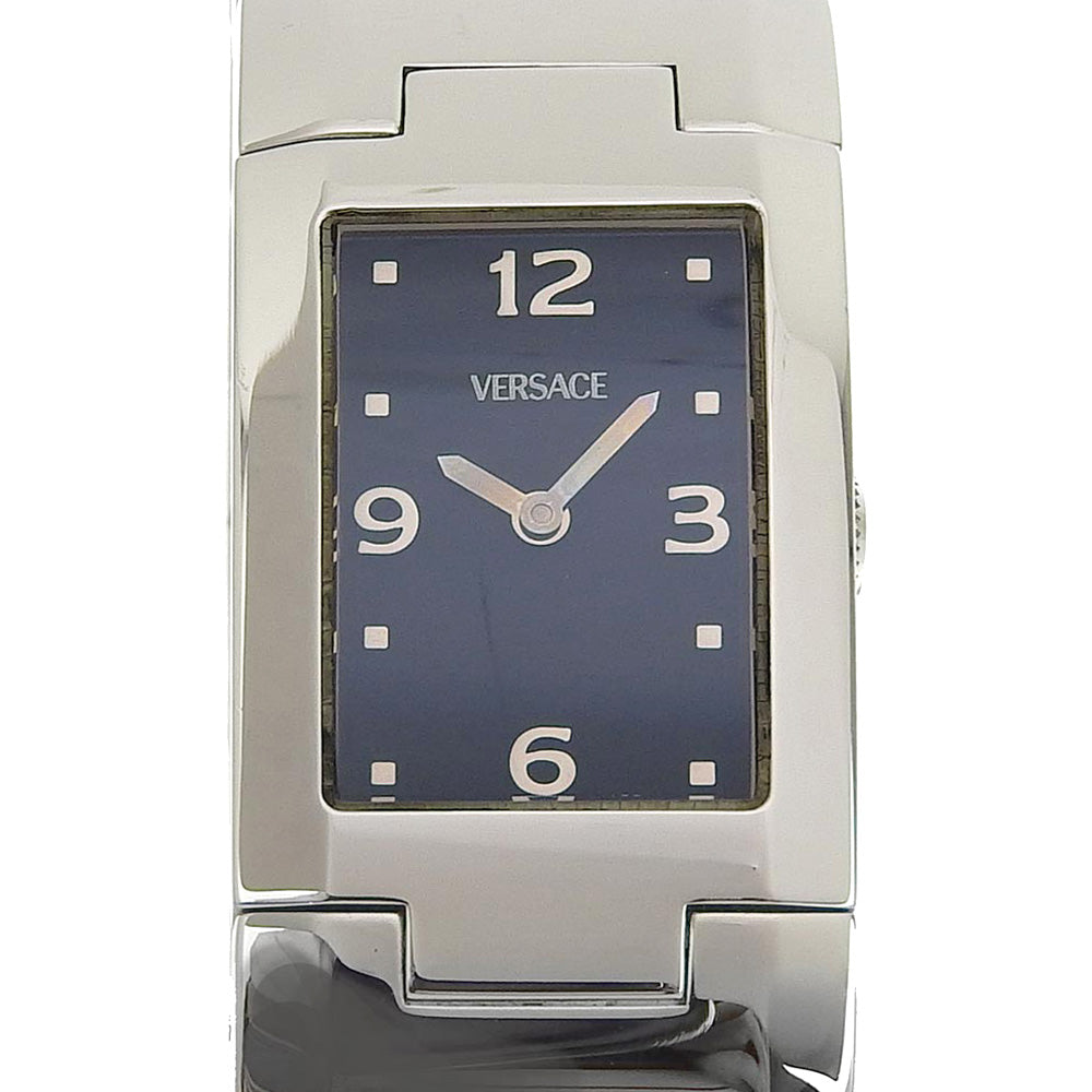 Versace Women's Watch, Stainless Steel, Quartz Analog, Swiss Made, Silver [Pre-Owned, A-Rank]