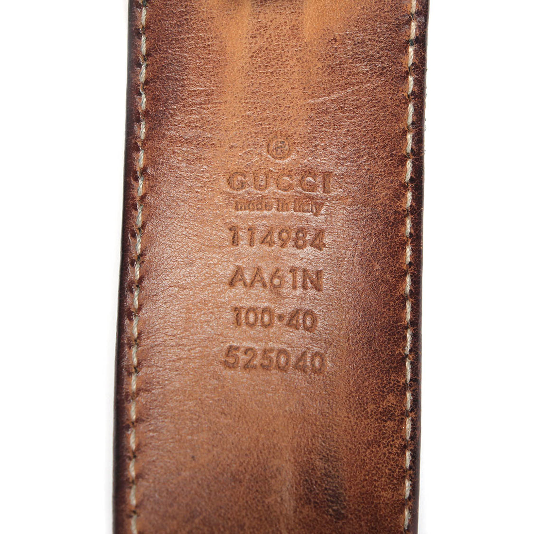 Guccissima Signature Belt 114984