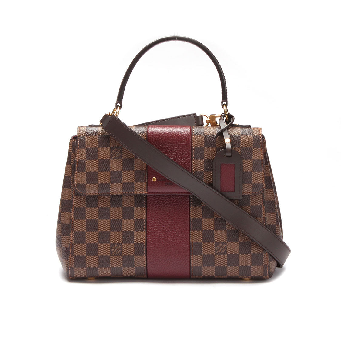 Louis Vuitton Damier Ebene Bond Street Canvas Handbag in Excellent condition