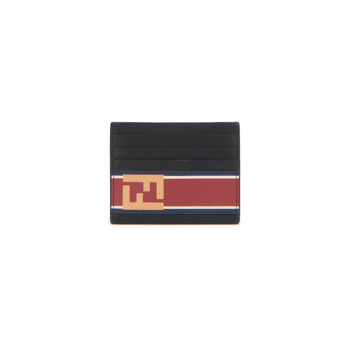 Zucca Printed Leather Card Case 7M0164