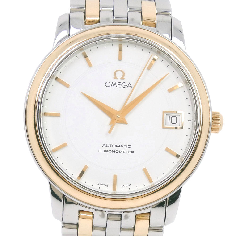 Omega Prestige Gold & Stainless Steel Automatic Men's Wristwatch with White Dial cal.1120 168.1050 [Pre-owned][A-Rank] 168.105
