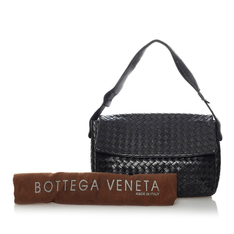 Intrecciato Leather Shoulder Bag