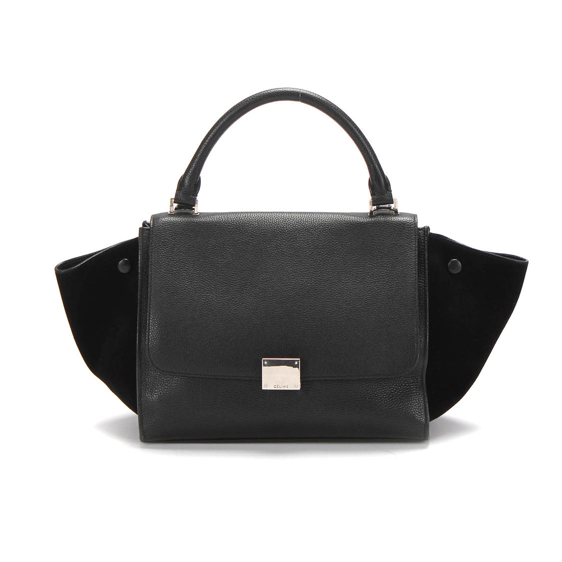 Trapeze Leather Shoulder Bag