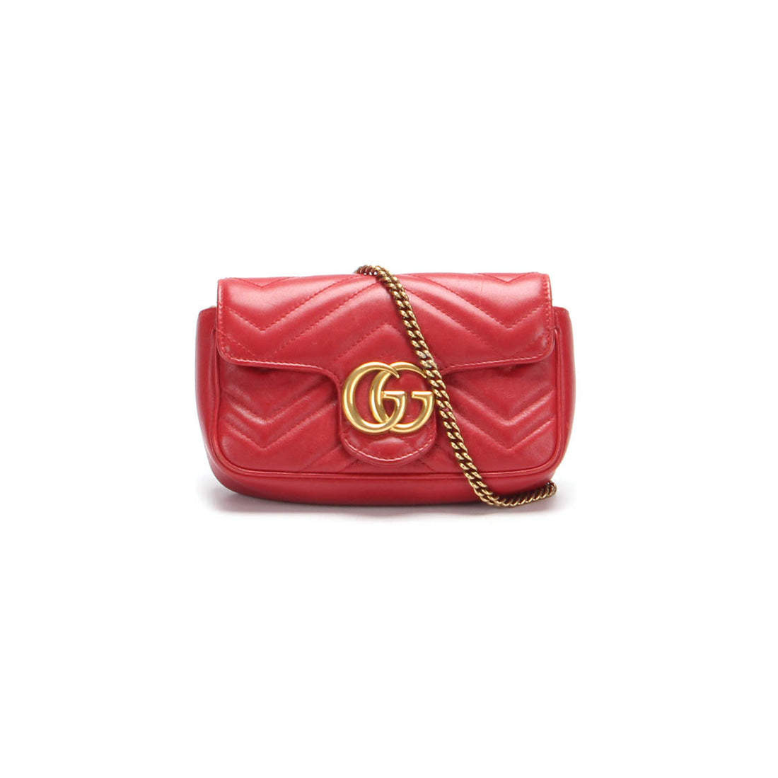 GG Marmont Matelassé Leather Super Mini Bag 476433