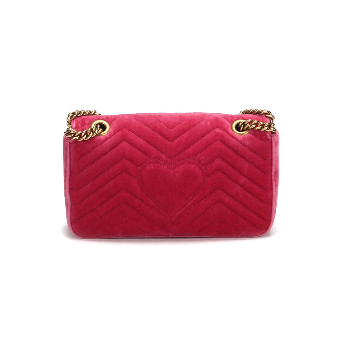 Small GG Marmont Sequin Heart Shoulder Bag 443497