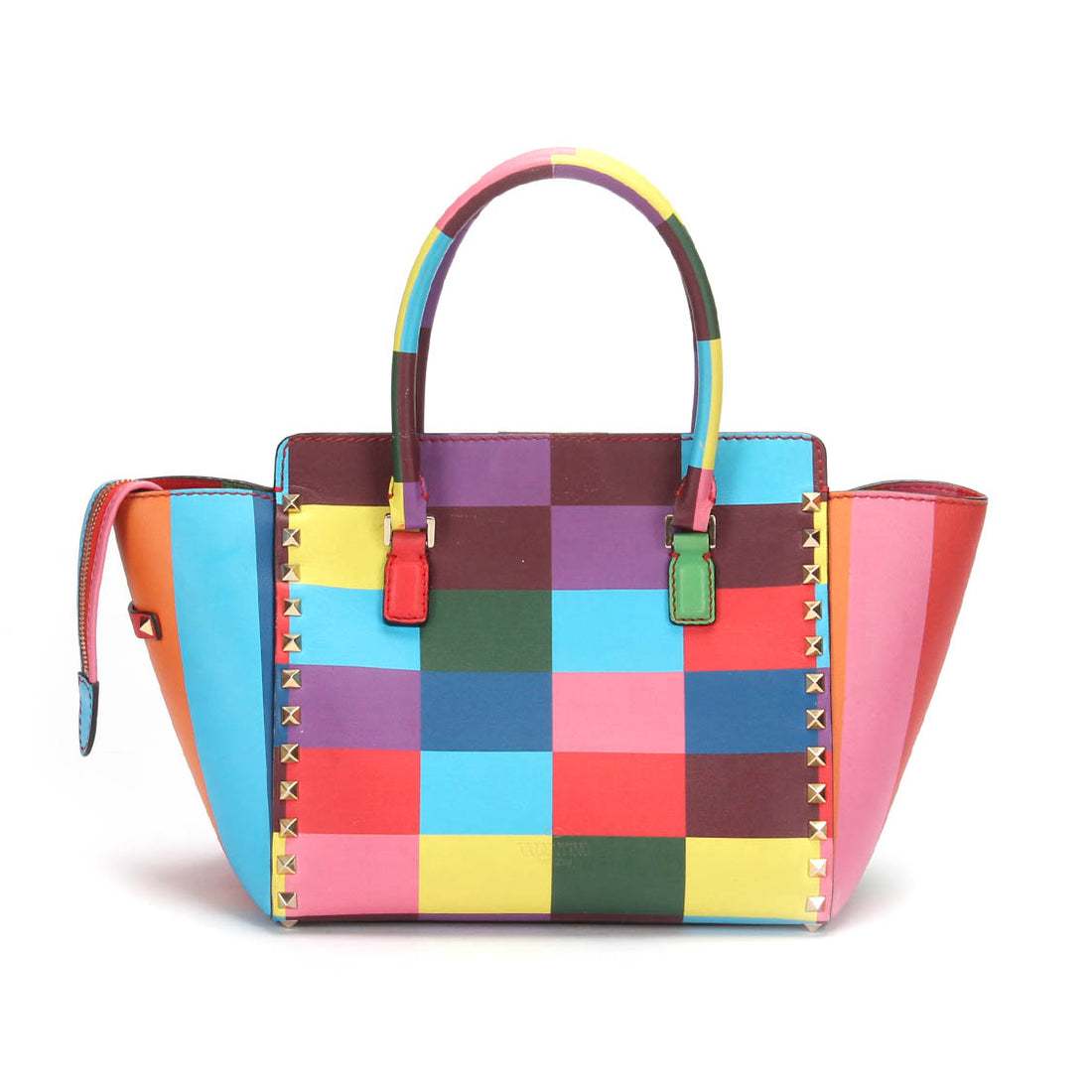 Rainbow Rockstud Tote Bag