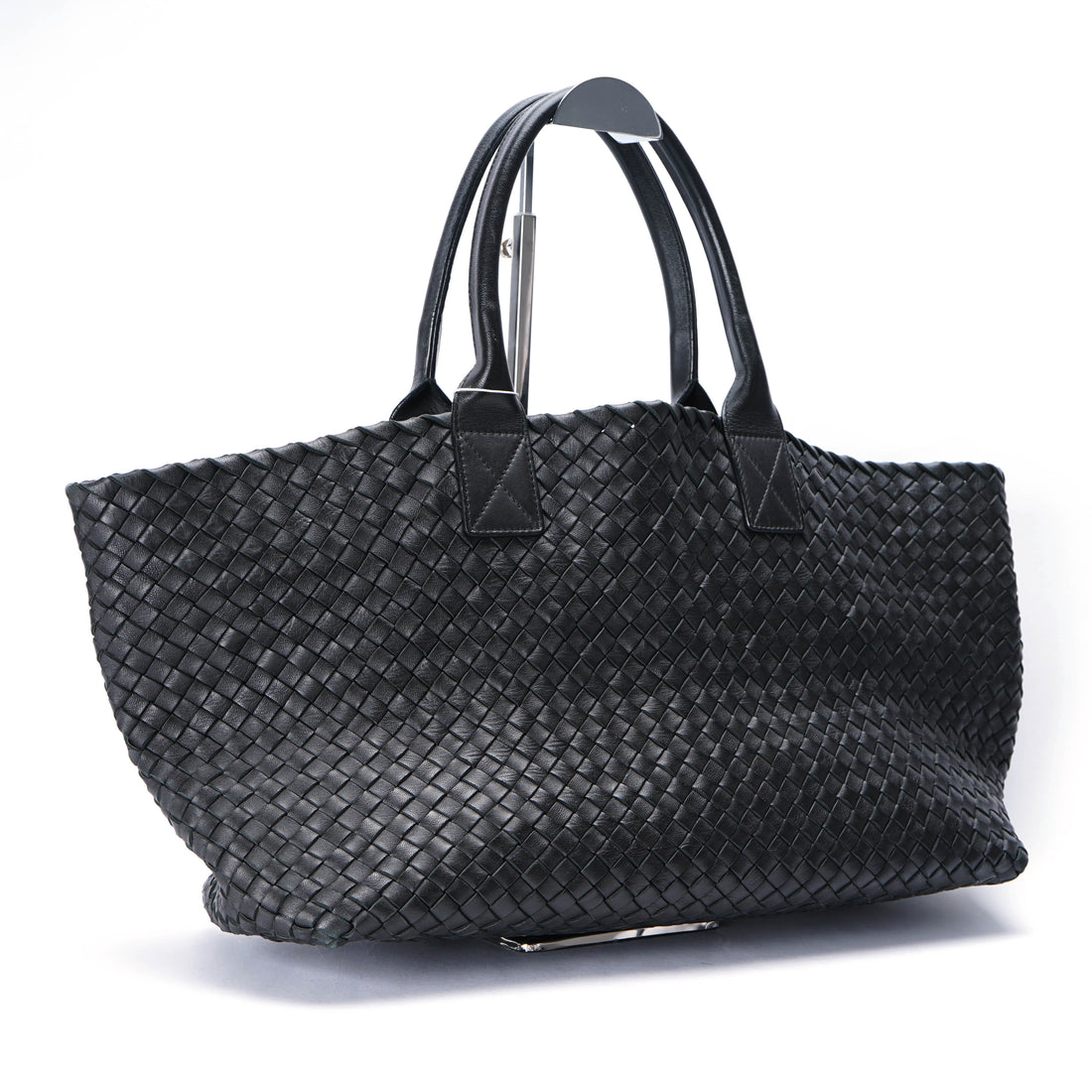 Intrecciato Leather Tote Bag