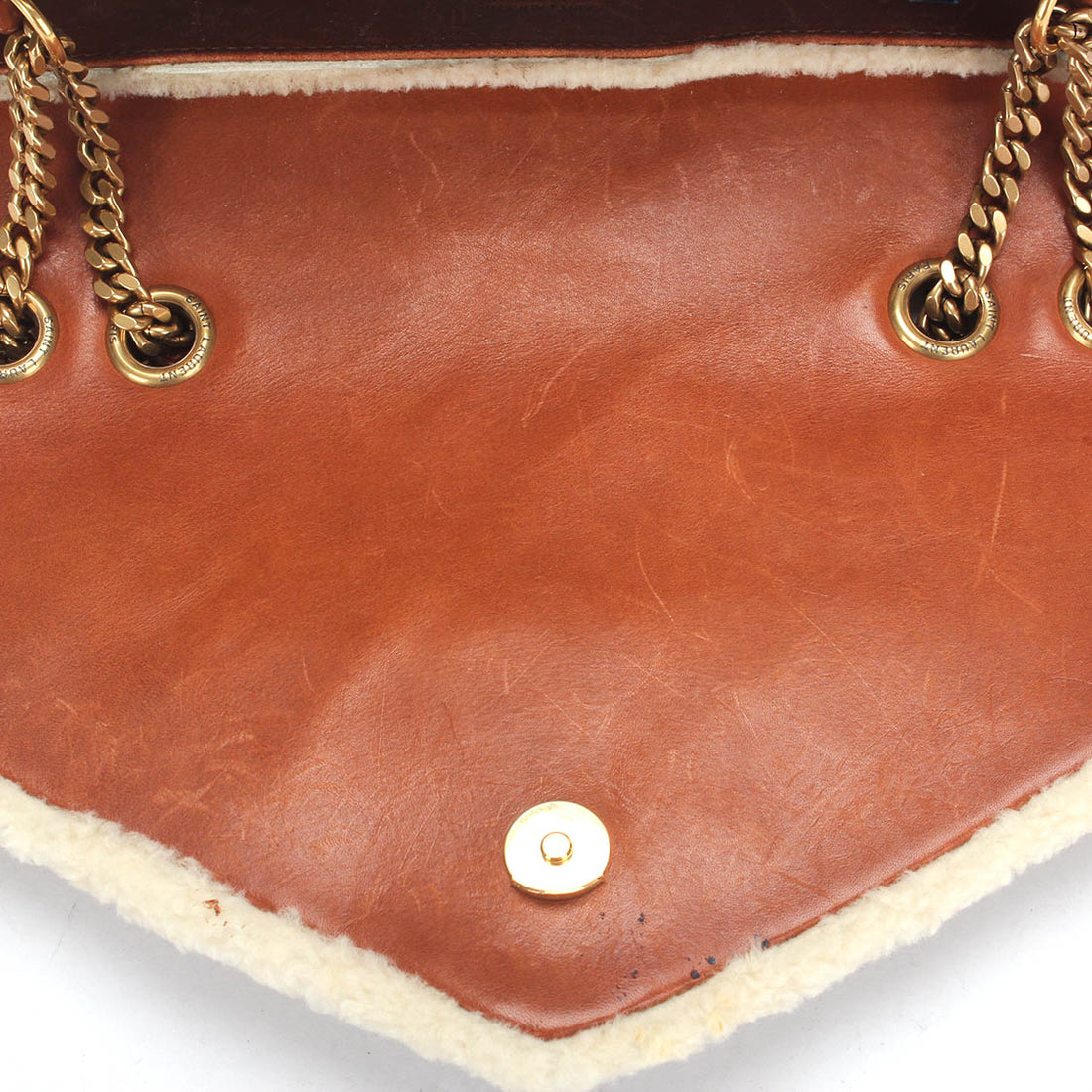 LouLou Shearling Shoulder Bag